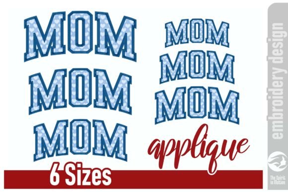 Download Curved MOM Applique Design - Mom applique design Collection