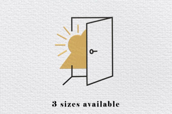 Download Open Door Sunlight Embroidery File - Pen Collection