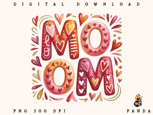 Download Brushstroke Mom, Hand Drawn Mom Design - Hand Collection